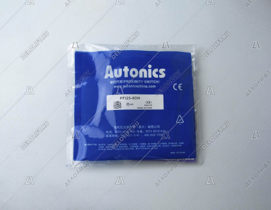 Датчик индуктивный, PFI25-8DN, 200 mA, 10-30V