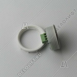 Кнопка вызова/приказа, Achille, открытие дверей, красная подсветка (разъем MLK)