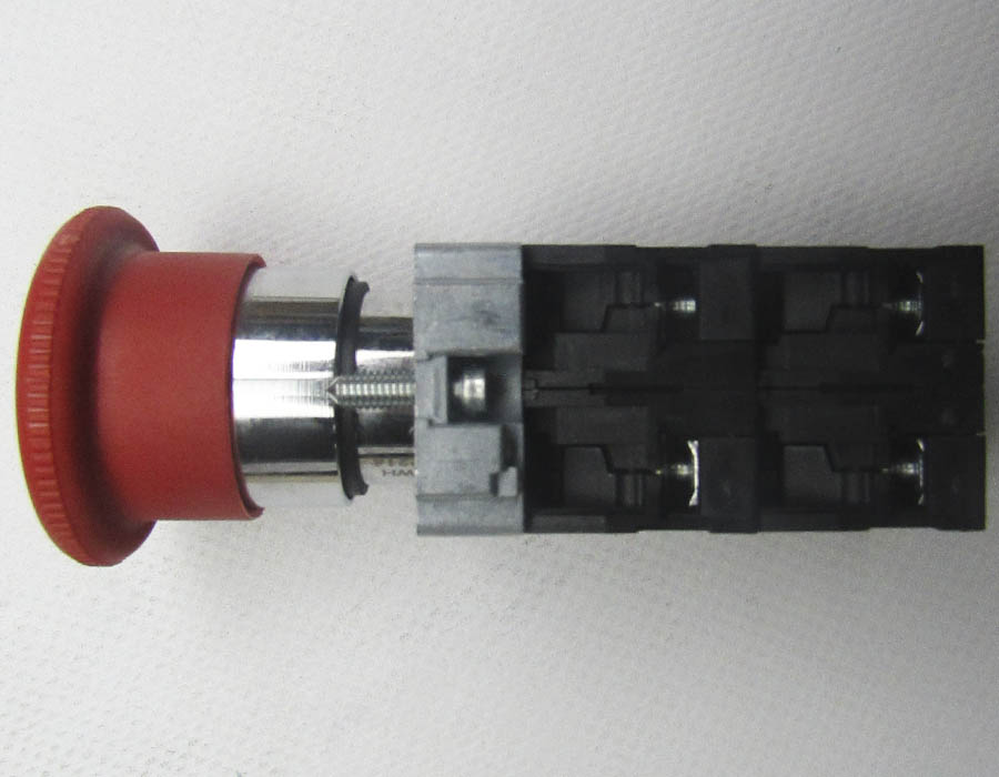 Кнопка СТОП, NC, в сборе с контактами (4 контакта)