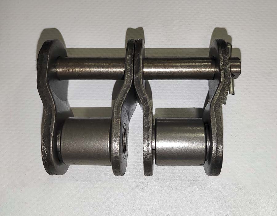 Переходное звено, двухрядной цепи привода поручня эскалатора, шаг - 31,75 мм, тип B, усиленное (HY)