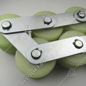 Прижимная цепь поручня, 606 NCT, 9 роликов (тип Z1), шаг - 78 мм, без кронштейна