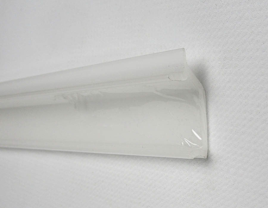 Плафон подсветки ступеней эскалатора, пластиковый, белый