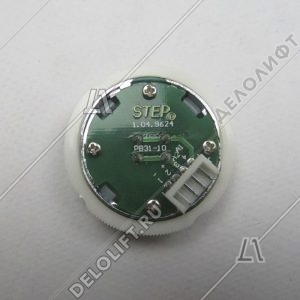 Кнопка вызова/приказа, STEP, тип PB31-10, 8 этаж, с Брайлем