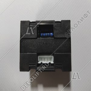 Кнопка вызова/приказа, STEP, 1 этаж, красная подсветка