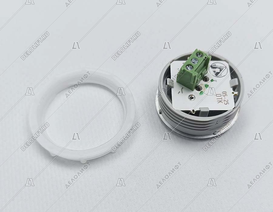 Кнопка вызова/приказа, К1-Стр-К, стрелка, красная подсветка, ELM