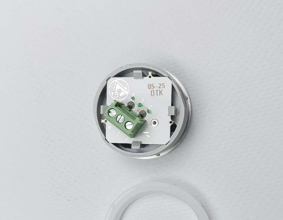 Кнопка вызова/приказа, К1-Стр-К, стрелка, красная подсветка, ELM