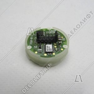 Базовый элемент кнопки "Открытие", KSS, без ободка, янтарная подсветка