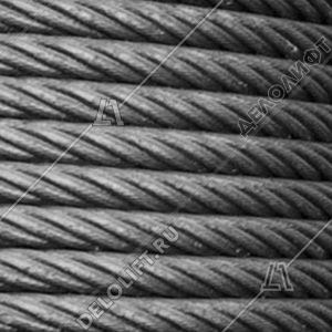 Канат/трос тяговый, d - 18 мм, ГОСТ 7668-80, 6х36+1о.с., 175кН, стальной