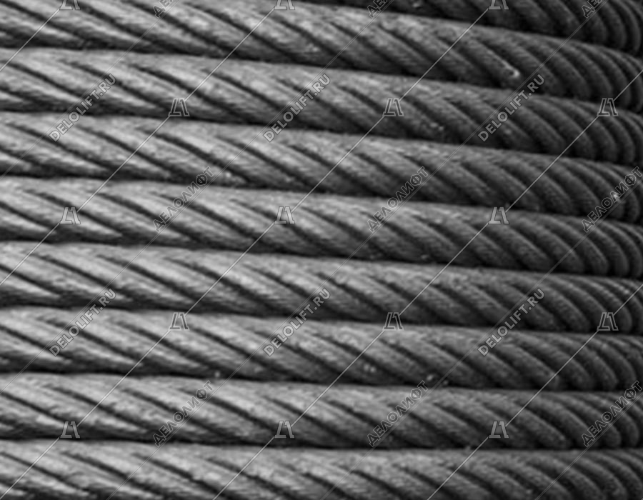 Канат/трос тяговый, d - 18 мм, ГОСТ 7668-80, 6х36+1о.с., 175кН, стальной
