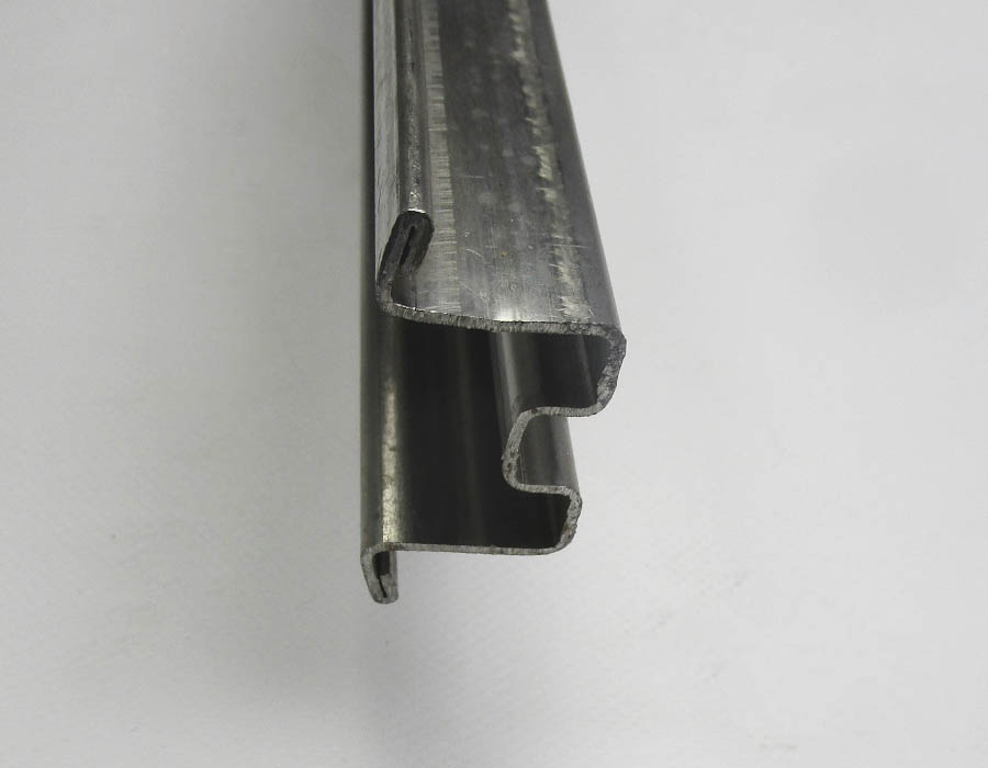 Огибной участок торца балюстрады направляющей поручня, L - 1670 мм, W - 60 мм, сталь