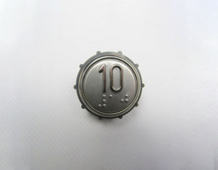 Нажимной элемент кнопки, для ВКЛ13А- П, 10 этаж