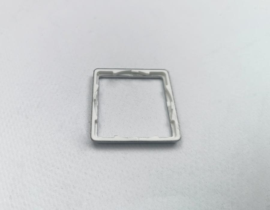 Ободок кнопки, квадратный, глянцевый