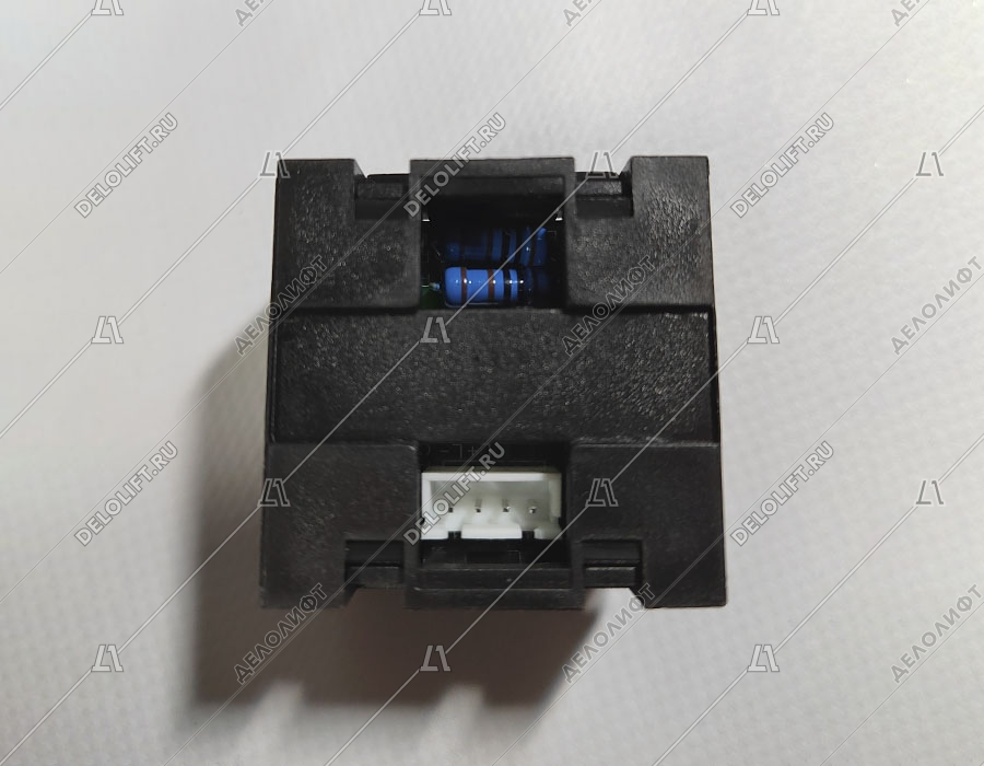 Кнопка вызова/приказа, STEP, 3 этаж, красная подсветка