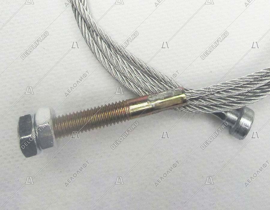Тросик ДШ, L - 1400 мм, d - 3 мм, М8
