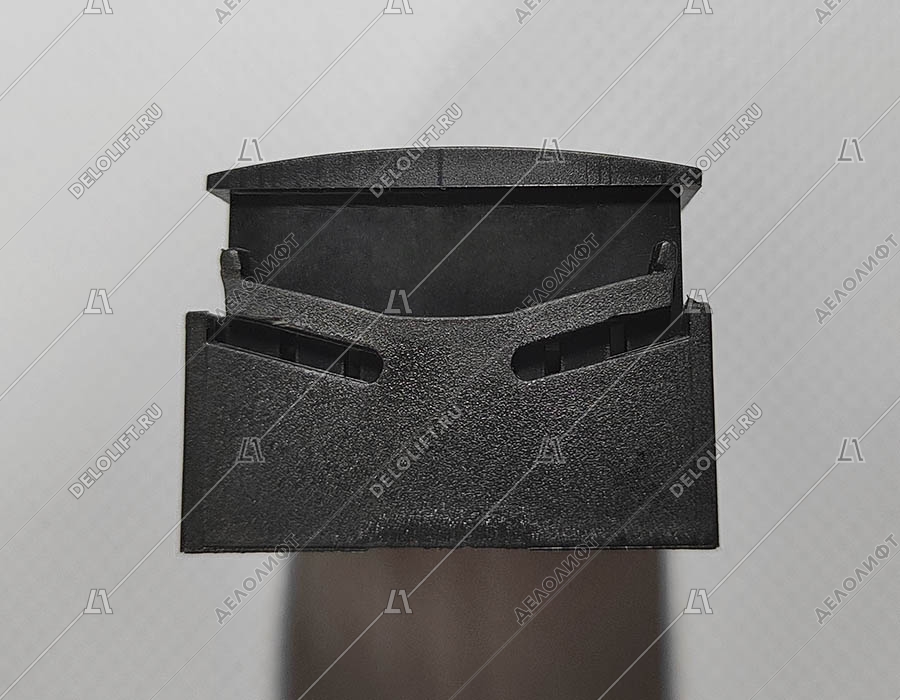 Кнопка вызова/приказа, квадратная, стрелка вниз, красная подсветка