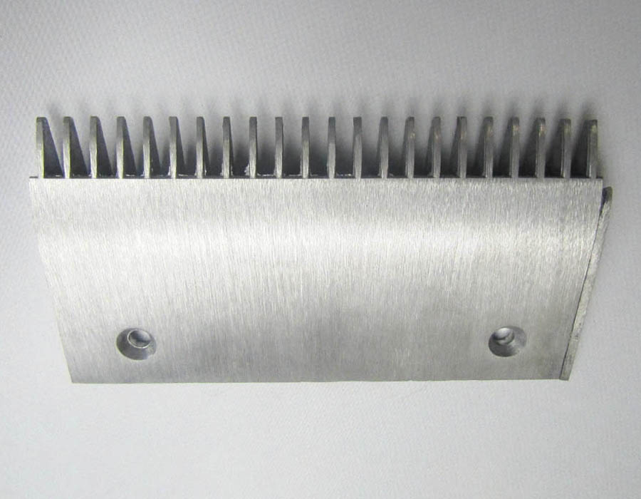 Гребенка входной площадки, 22 зубца, 200x107 мм, правая, алюминий