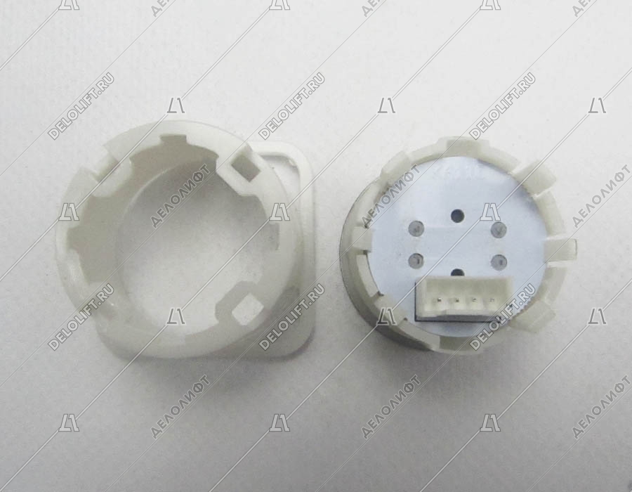 Кнопка вызова/приказа, А4J10382А3, 21 этаж, красная подсветка