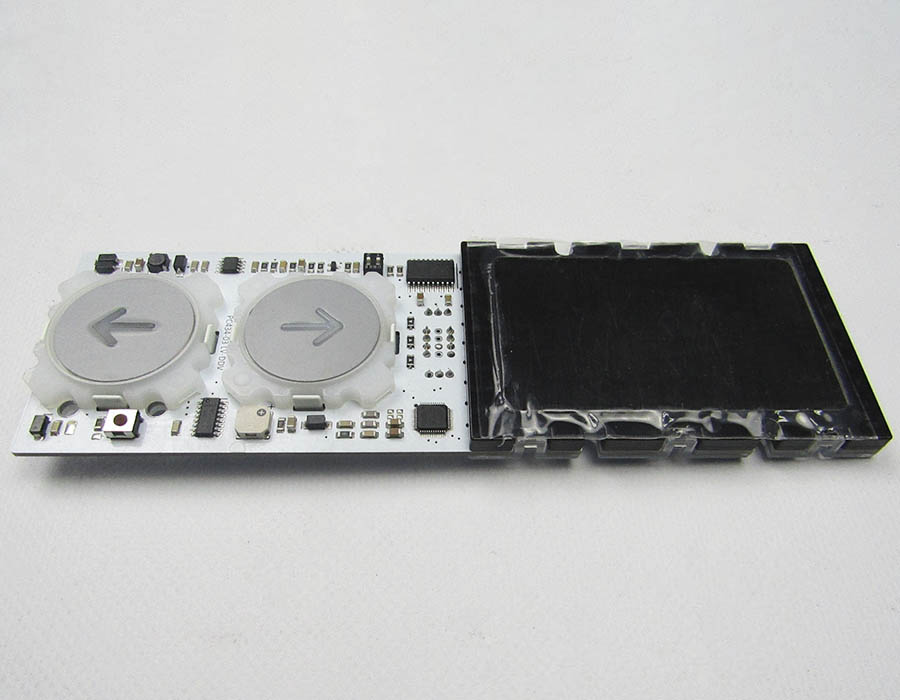 Панель/пост вызова, GENEMEK, LV-DDV, PC434-03, стрелки "вверх" и "вниз", с Брайлем, без корпуса