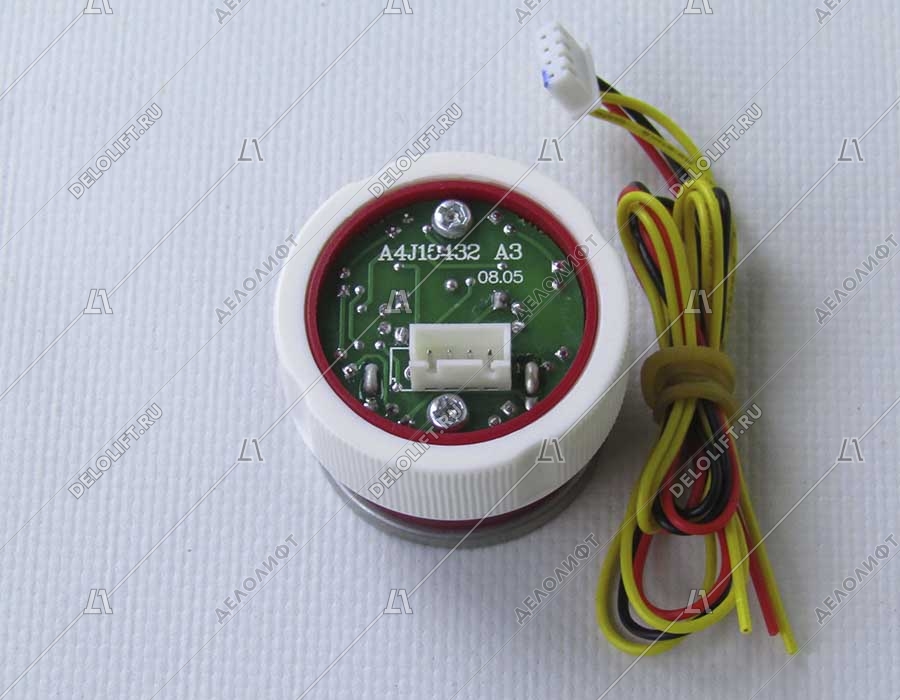 Кнопка вызова/приказа, "2", c брайлем