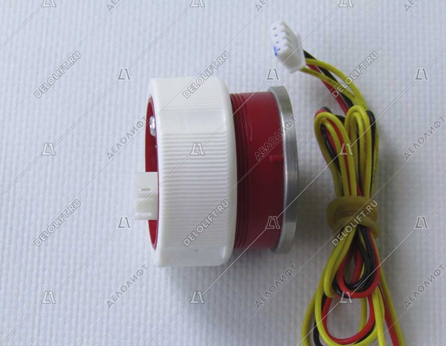 Кнопка вызова/приказа, "2", c брайлем