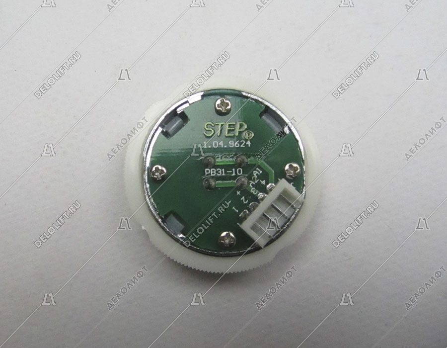 Кнопка вызова/приказа, STEP, тип PB31-10, -2 этаж, с Брайлем