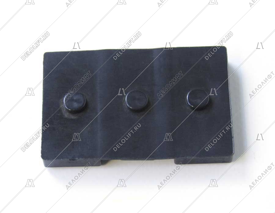 Вкладыш башмака направляющей кабины/противовеса, T - 5 мм, L - 48 мм