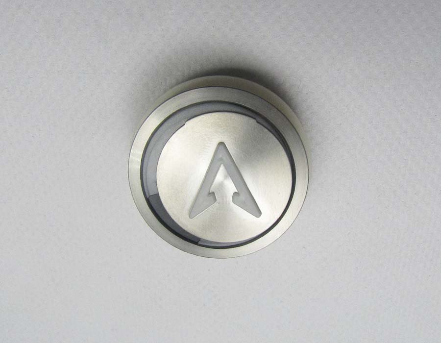 Кнопка вызова/приказа, стрелка вверх, красная подсветка, KAS901