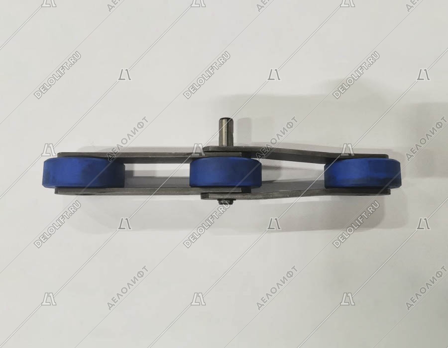 Цепь ступеней/тяговая, ST-133, шаг - 133,33 мм, ролик - 70х25 мм, палец - 84,7x14,63/14,63 мм, 180 kN (переходное звено)