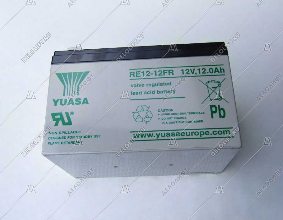 Аккумулятор, RE12-12FR, 12В, 12Ач, YUASA