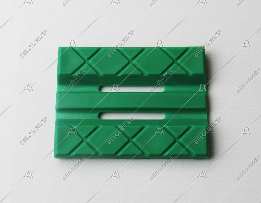 Вкладыш башмака направляющей кабины/противовеса, книжка, EM 16 PA, для башмака HSM + WSM, 140 x 29,5 x 30 мм