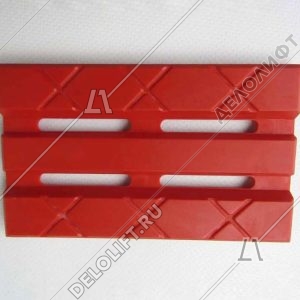 Вкладыш башмака направляющей кабины/противовеса, книжка, EM 14 PU, для башмака HSM+WSM, D - 14 мм