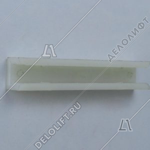 Вкладыш башмака направляющей кабины/противовеса, T - 16 мм, L - 150 мм