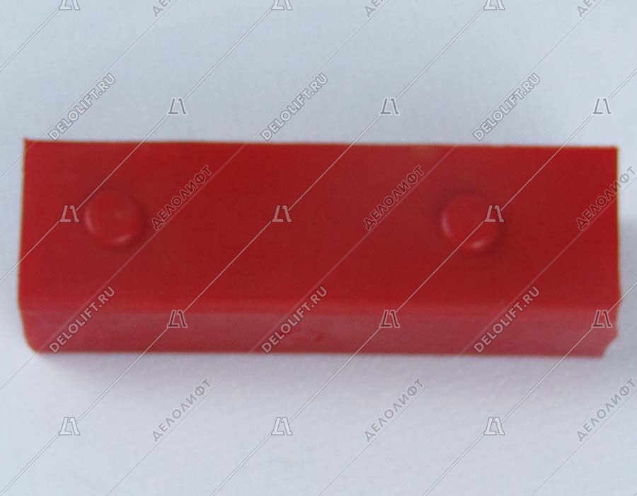 Вкладыш башмака направляющей кабины/противовеса, T - 10 мм, L - 100 мм