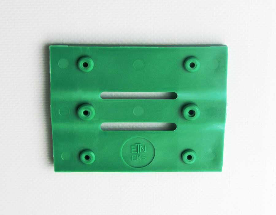 Вкладыш башмака направляющей кабины/противовеса, EK 5 PA, для башмака HSMK + WSMK, D - 5 мм, 100 x 20 x 30 мм