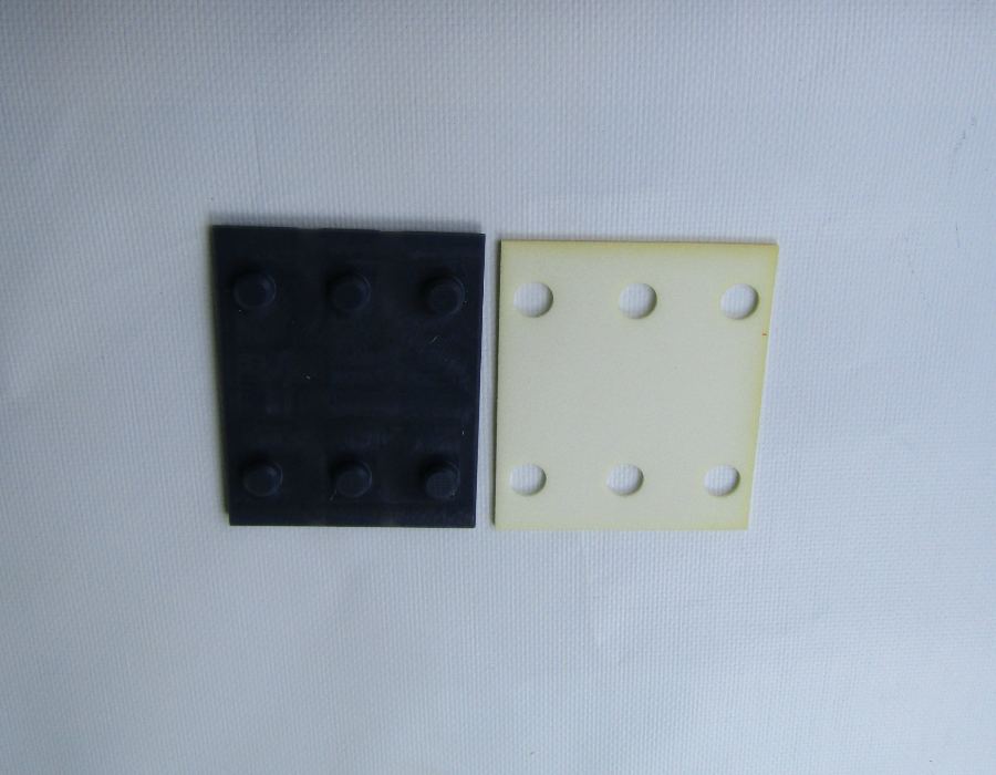 Вкладыш башмака направляющей кабины/противовеса, BFK16, L - 100 мм, с антивибрационной вставкой