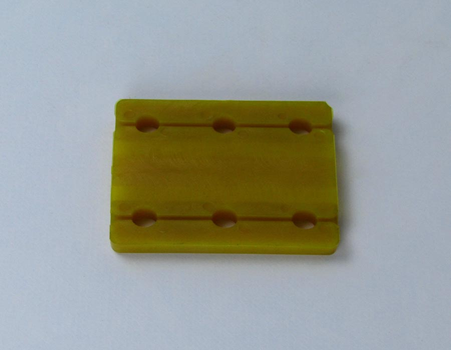 Вкладыш башмака направляющей кабины/противовеса, 80x25x5 мм