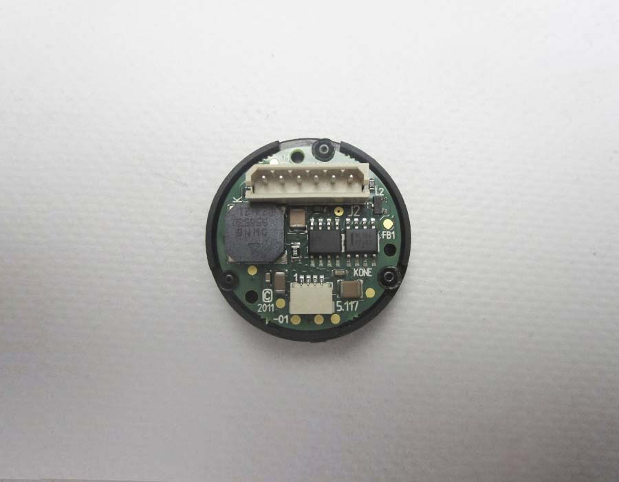 Базовый элемент кнопки вызова, вверх, янтарная подсветка, с зуммером