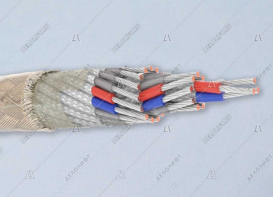 Кабель бортовой КПЛМ, 10x0,12 мм, плоский, морозостойкий
