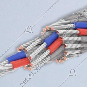 Кабель бортовой КПЛМ, 10x0,2 мм, плоский, морозостойкий
