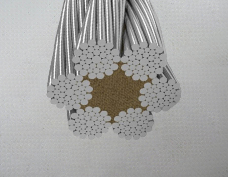 Канат/трос тяговый, d - 8,1 мм, ГОСТ 7668-80, 6х36+1о.с., 37кН, стальной