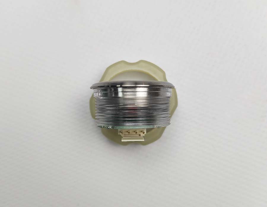 Кнопка вызова/приказа, КЛ-220-003 VR, антивандальная, зелёная подсветка