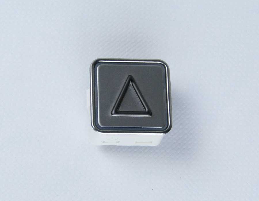 Кнопка вызова/приказа, MT42 RUS, стрелка вверх, выдавленная надпись, красная подсветка