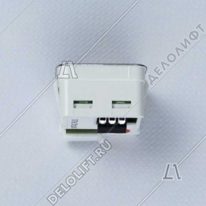 Кнопка вызова/приказа, MT42 RUS, стрелка вверх, выдавленная надпись, красная подсветка