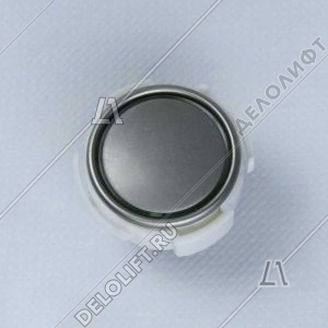 Кнопка вызова/приказа, тип АК1-01-С, без символов, синяя подсветка