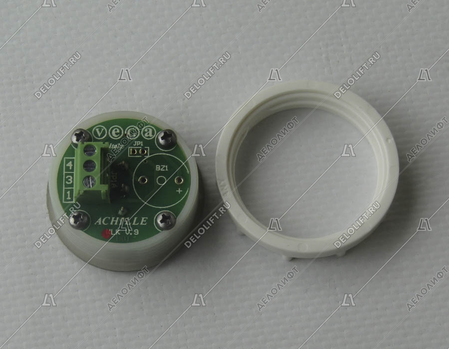 Кнопка вызова/приказа, Achille, отмена, красная подсветка (разъем MLK)