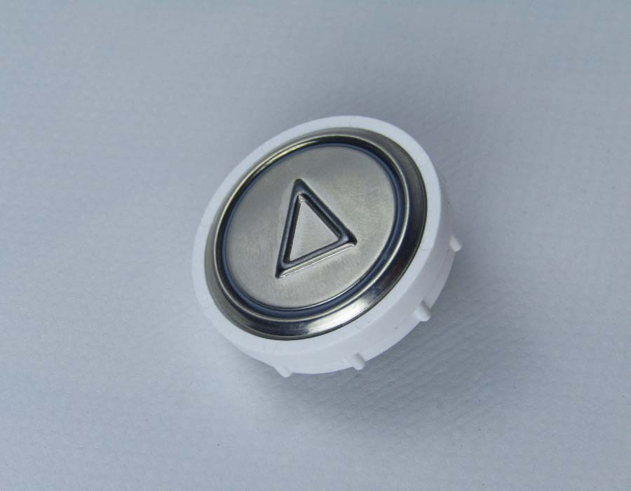 Кнопка вызова/приказа, Achille, стрелка, красная подсветка (разъем MLK)