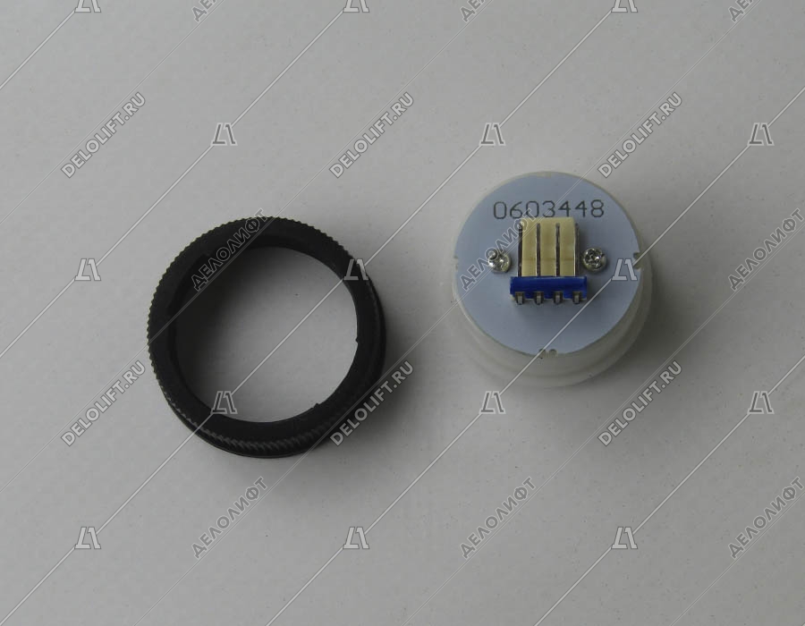 Кнопка вызова/приказа, MCS220, AMP, синяя подсветка