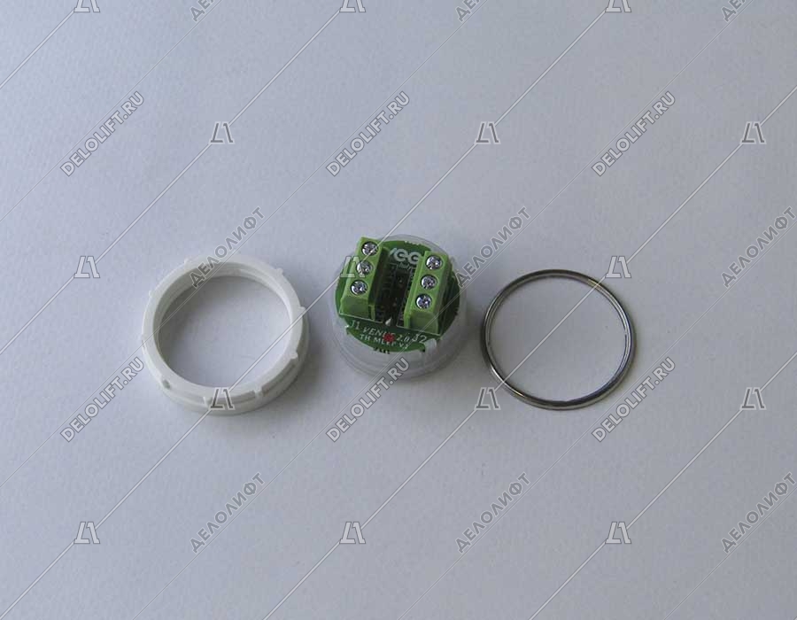 Кнопка вызова/приказа, Venus, закрытие дверей, красная подсветка (разъем MLEP TH)