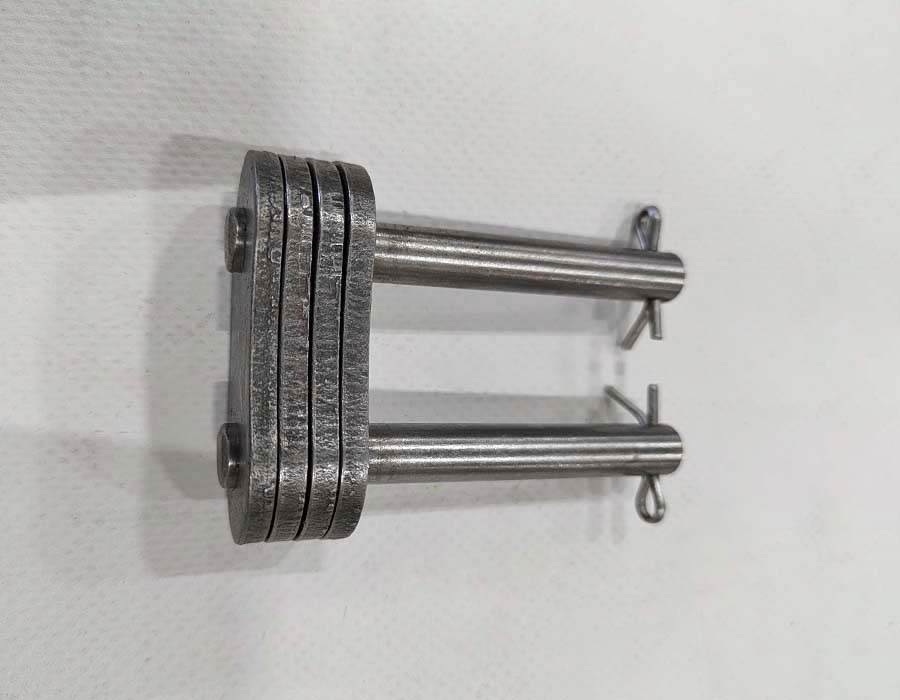 Соединительное звено, двухрядной цепи привода поручня эскалатора, шаг - 31,75 мм, тип A, усиленное (HY)