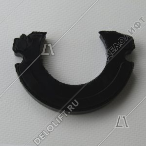 Полукольцо вкладыша, резиновое, h - 10 мм